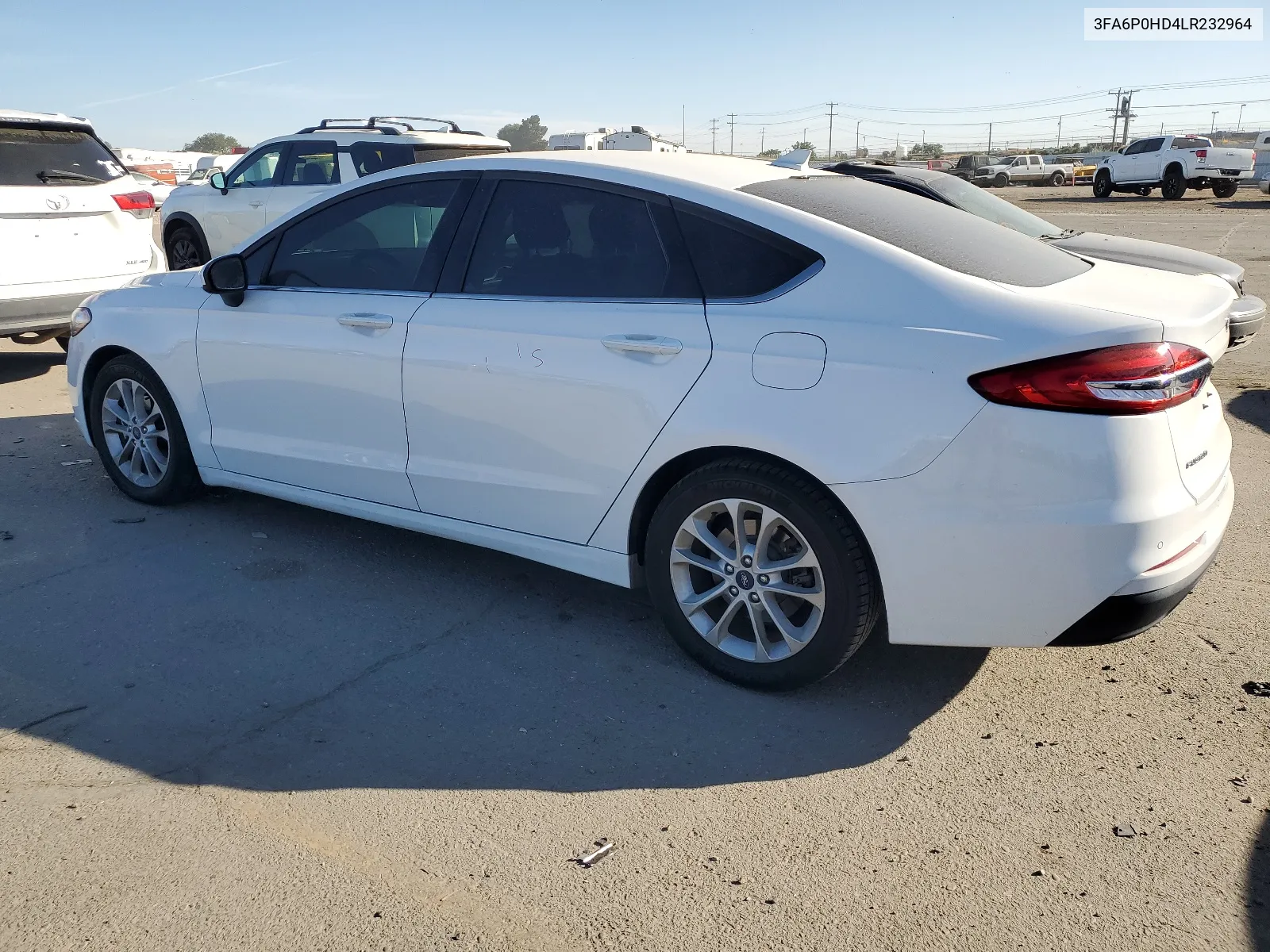 2020 Ford Fusion Se VIN: 3FA6P0HD4LR232964 Lot: 66998164