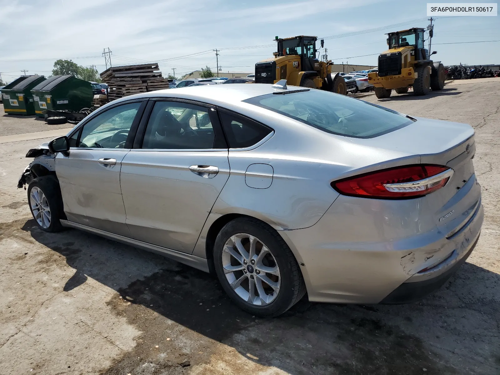 2020 Ford Fusion Se VIN: 3FA6P0HD0LR150617 Lot: 67112684