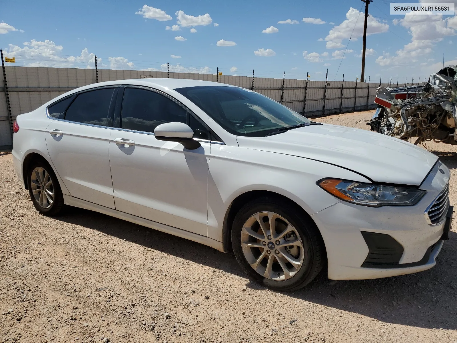 2020 Ford Fusion Se VIN: 3FA6P0LUXLR156531 Lot: 67293564