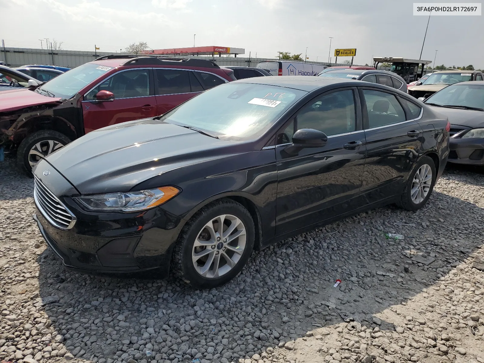 2020 Ford Fusion Se VIN: 3FA6P0HD2LR172697 Lot: 67332884