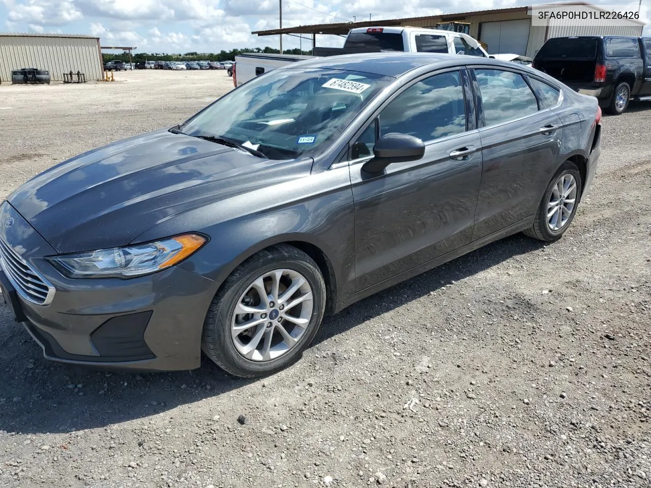 2020 Ford Fusion Se VIN: 3FA6P0HD1LR226426 Lot: 67482594