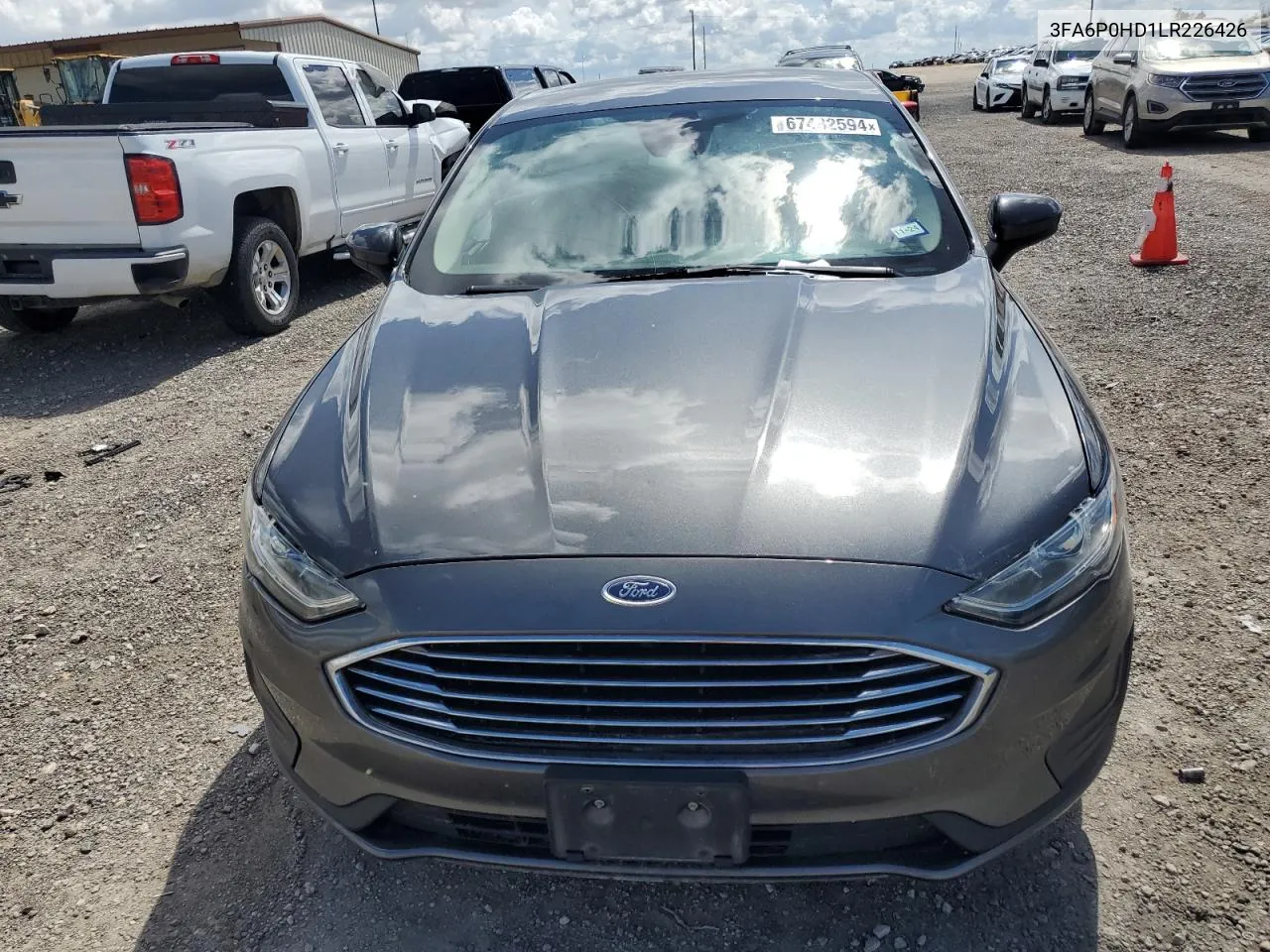 2020 Ford Fusion Se VIN: 3FA6P0HD1LR226426 Lot: 67482594