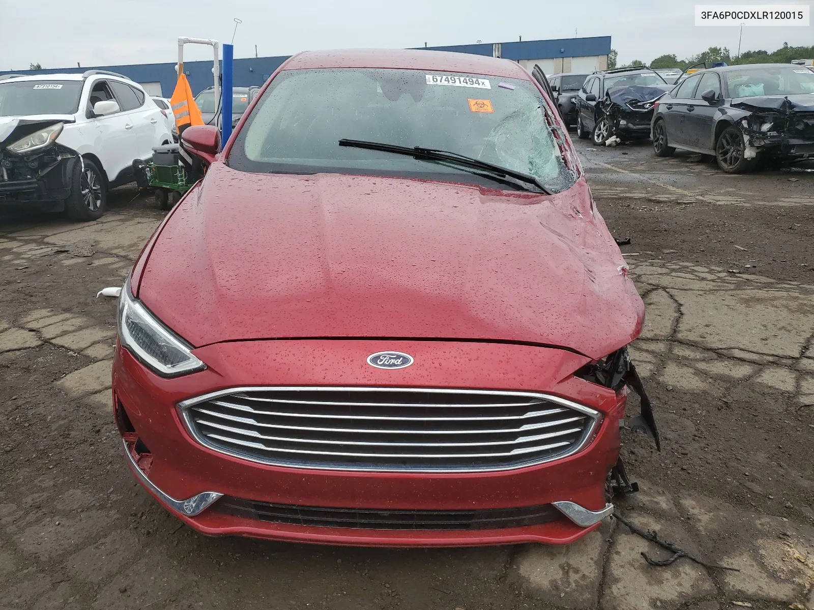 3FA6P0CDXLR120015 2020 Ford Fusion Sel