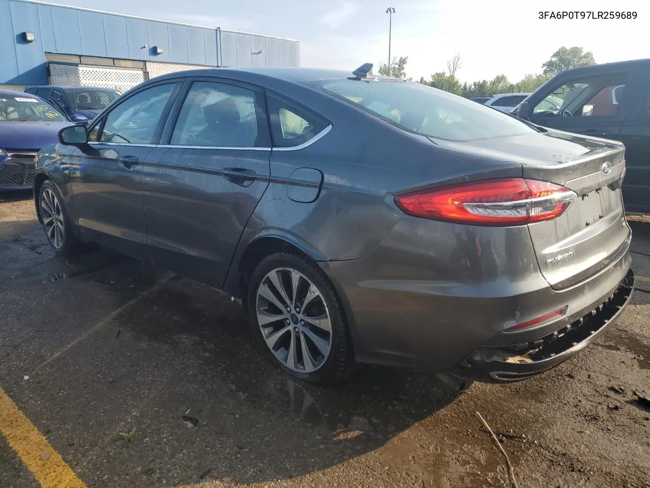 2020 Ford Fusion Se VIN: 3FA6P0T97LR259689 Lot: 67609364