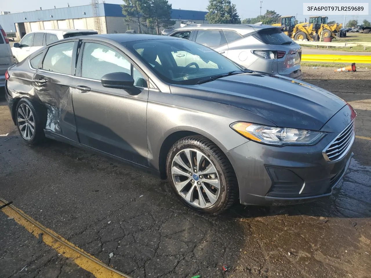 2020 Ford Fusion Se VIN: 3FA6P0T97LR259689 Lot: 67609364