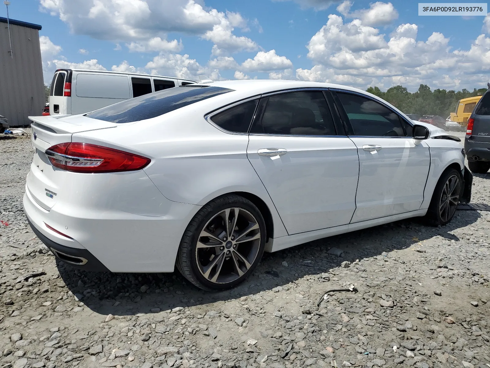 2020 Ford Fusion Titanium VIN: 3FA6P0D92LR193776 Lot: 67705024