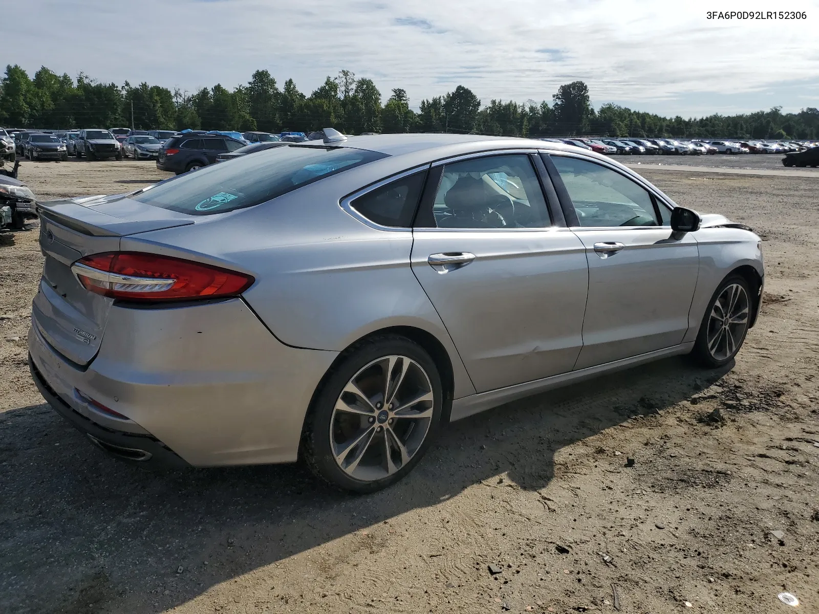 2020 Ford Fusion Titanium VIN: 3FA6P0D92LR152306 Lot: 67744874