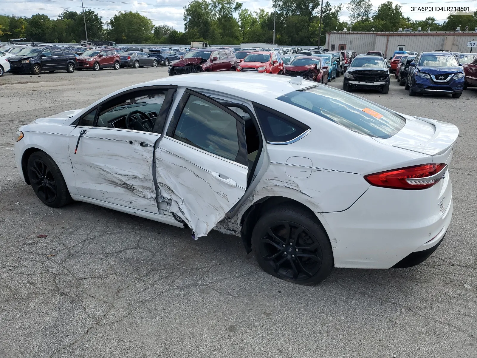 2020 Ford Fusion Se VIN: 3FA6P0HD4LR218501 Lot: 67835914