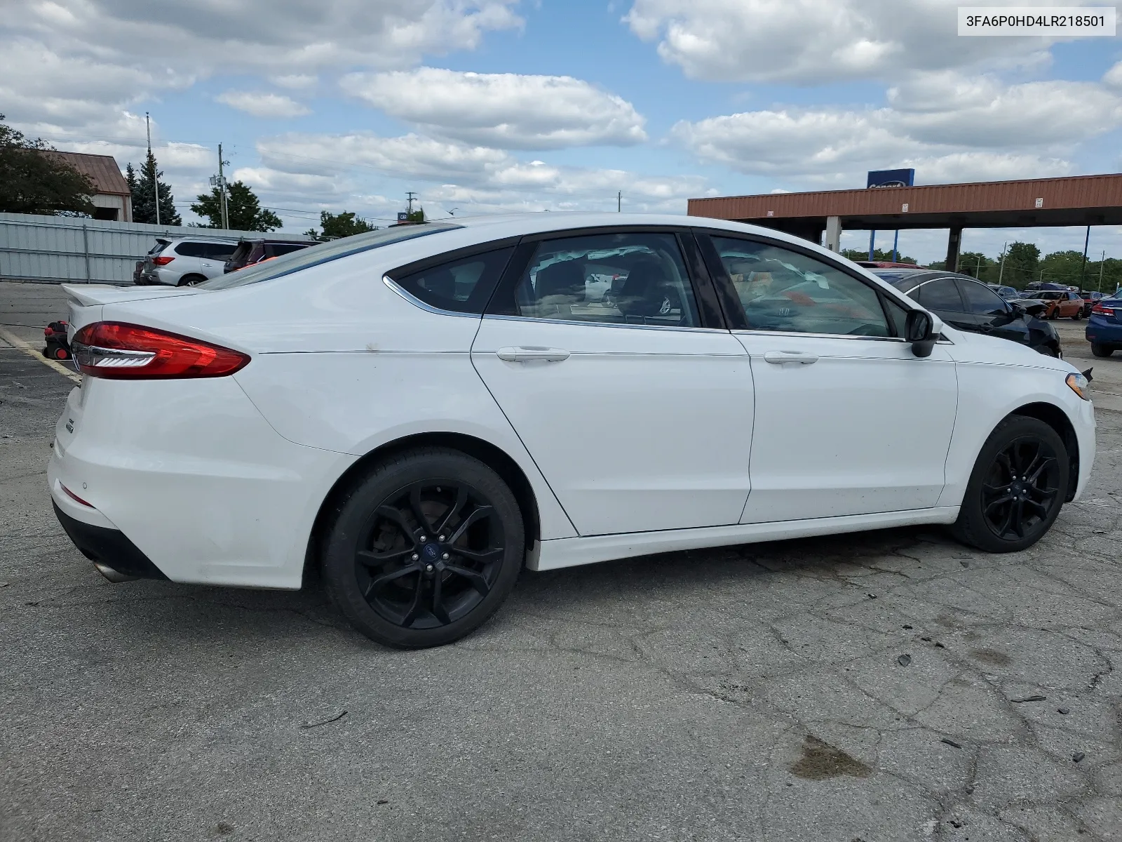 2020 Ford Fusion Se VIN: 3FA6P0HD4LR218501 Lot: 67835914