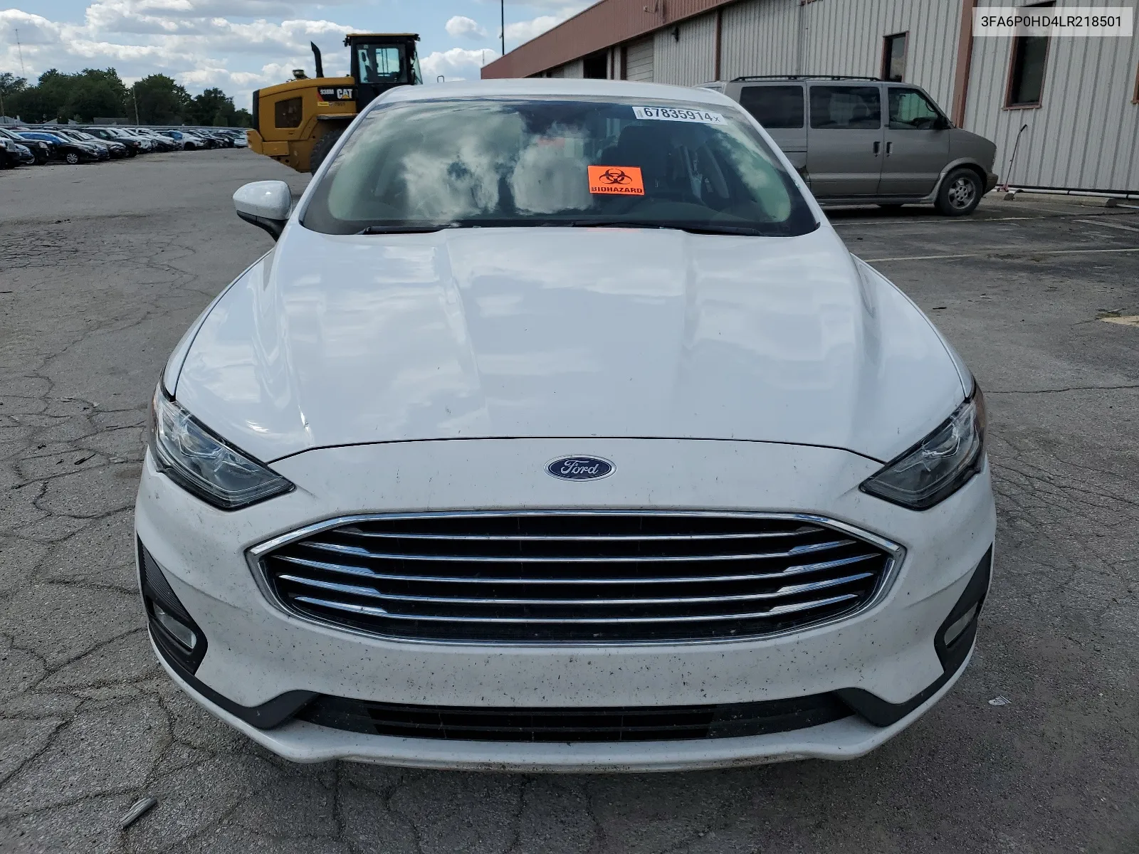 2020 Ford Fusion Se VIN: 3FA6P0HD4LR218501 Lot: 67835914