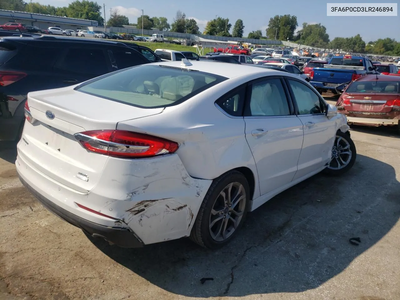 3FA6P0CD3LR246894 2020 Ford Fusion Sel