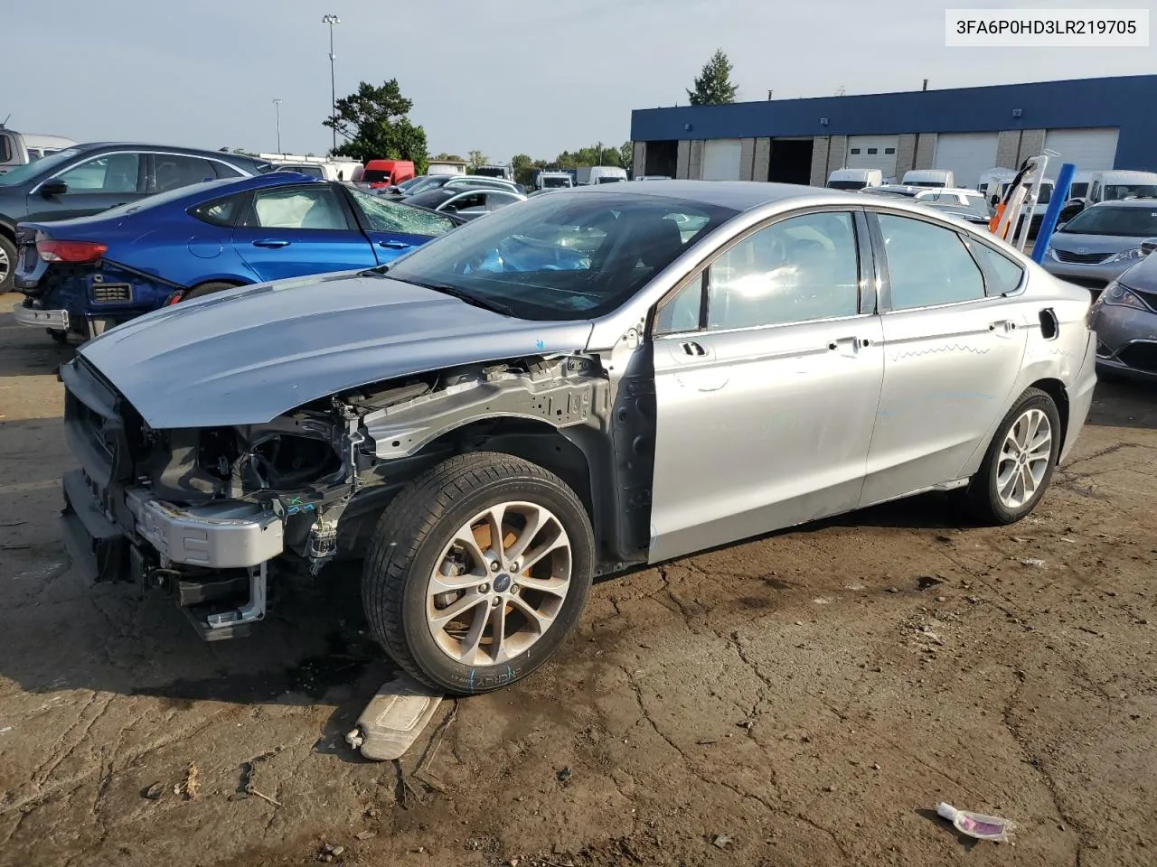 2020 Ford Fusion Se VIN: 3FA6P0HD3LR219705 Lot: 67908644