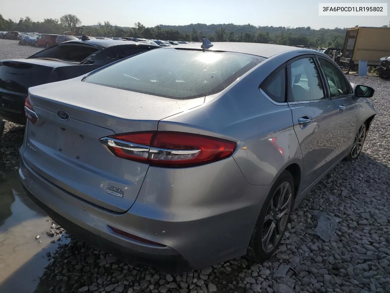 2020 Ford Fusion Sel VIN: 3FA6P0CD1LR195802 Lot: 67914254