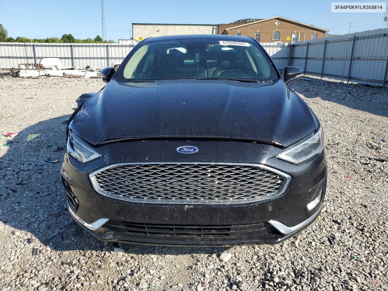 2020 Ford Fusion Titanium VIN: 3FA6P0K91LR265814 Lot: 67950954