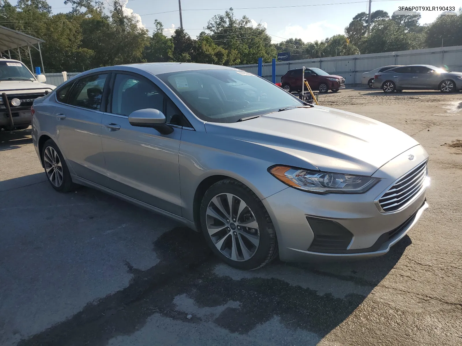 2020 Ford Fusion Se VIN: 3FA6P0T9XLR190433 Lot: 67953904