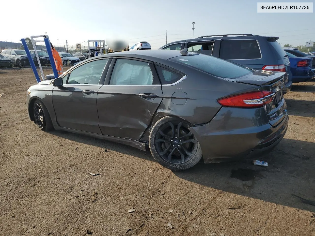 2020 Ford Fusion Se VIN: 3FA6P0HD2LR107736 Lot: 68217284