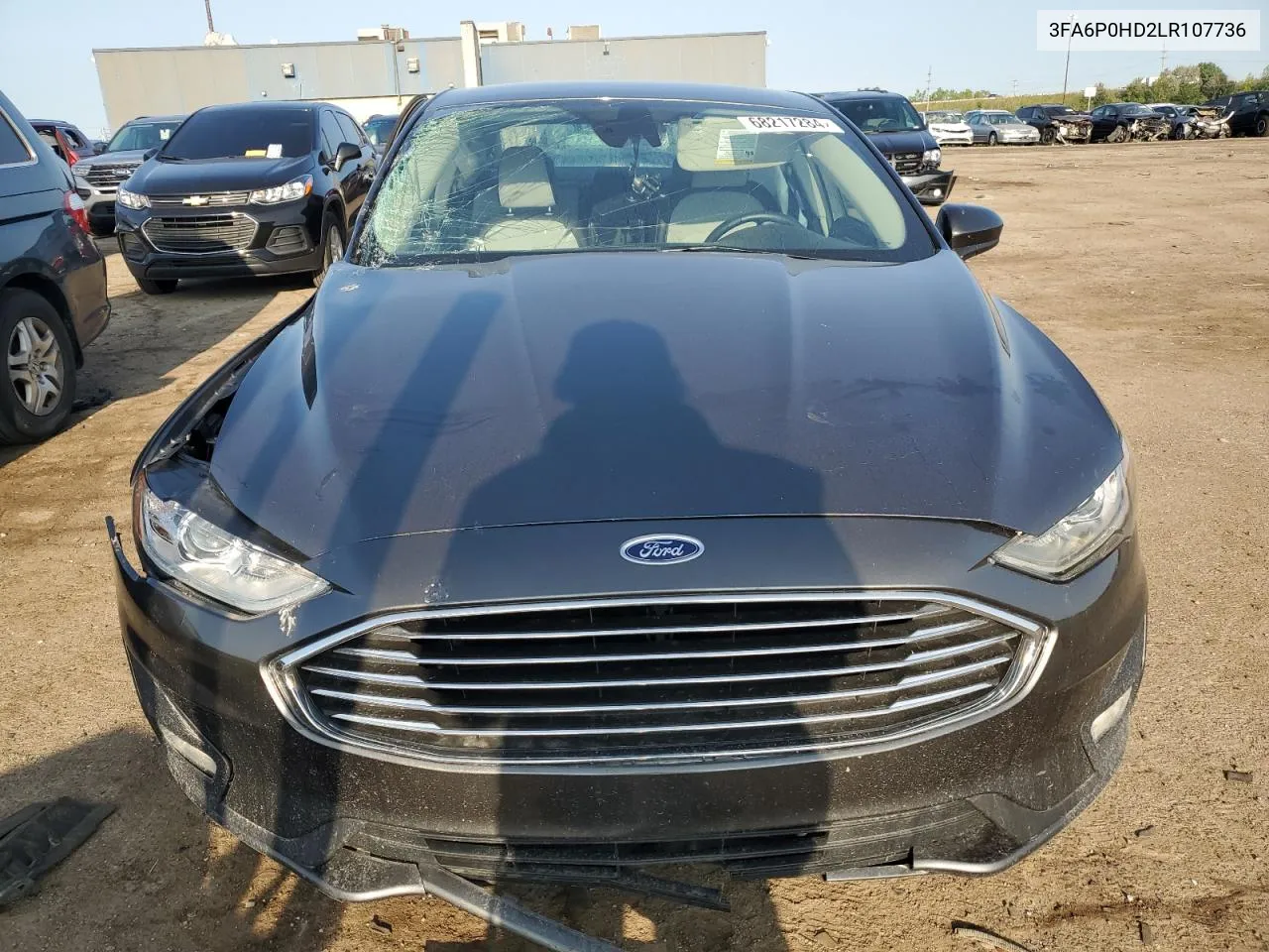 2020 Ford Fusion Se VIN: 3FA6P0HD2LR107736 Lot: 68217284