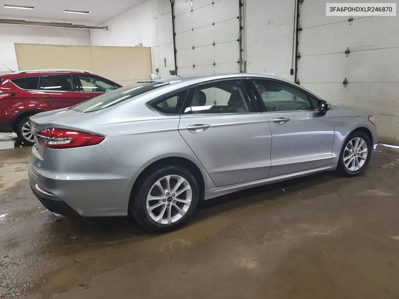 2020 Ford Fusion Se VIN: 3FA6P0HDXLR246870 Lot: 68298574