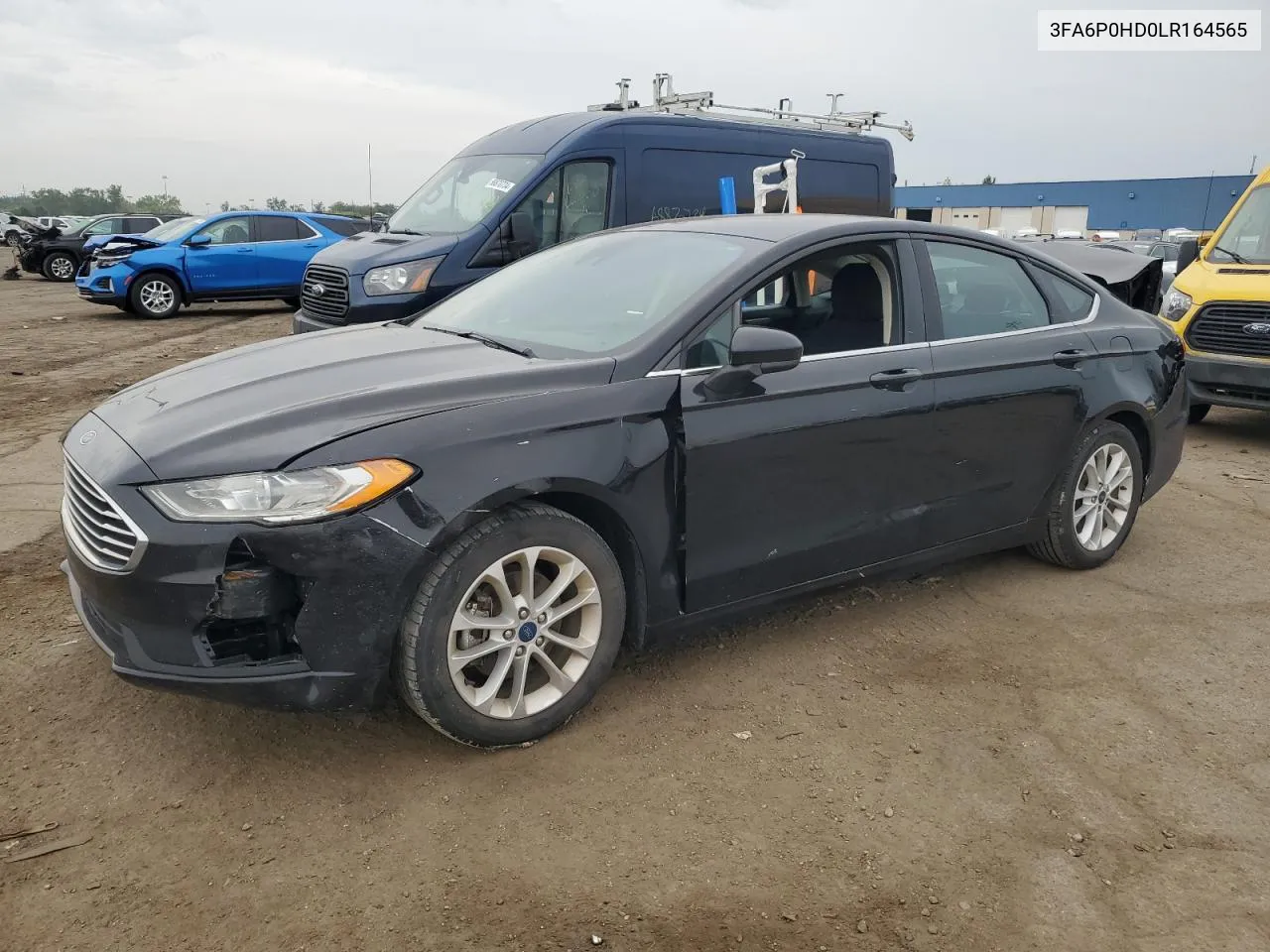 2020 Ford Fusion Se VIN: 3FA6P0HD0LR164565 Lot: 68391444