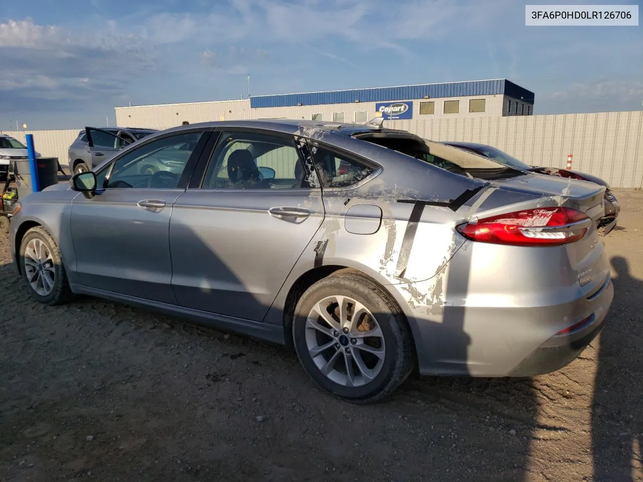 2020 Ford Fusion Se VIN: 3FA6P0HD0LR126706 Lot: 68427394