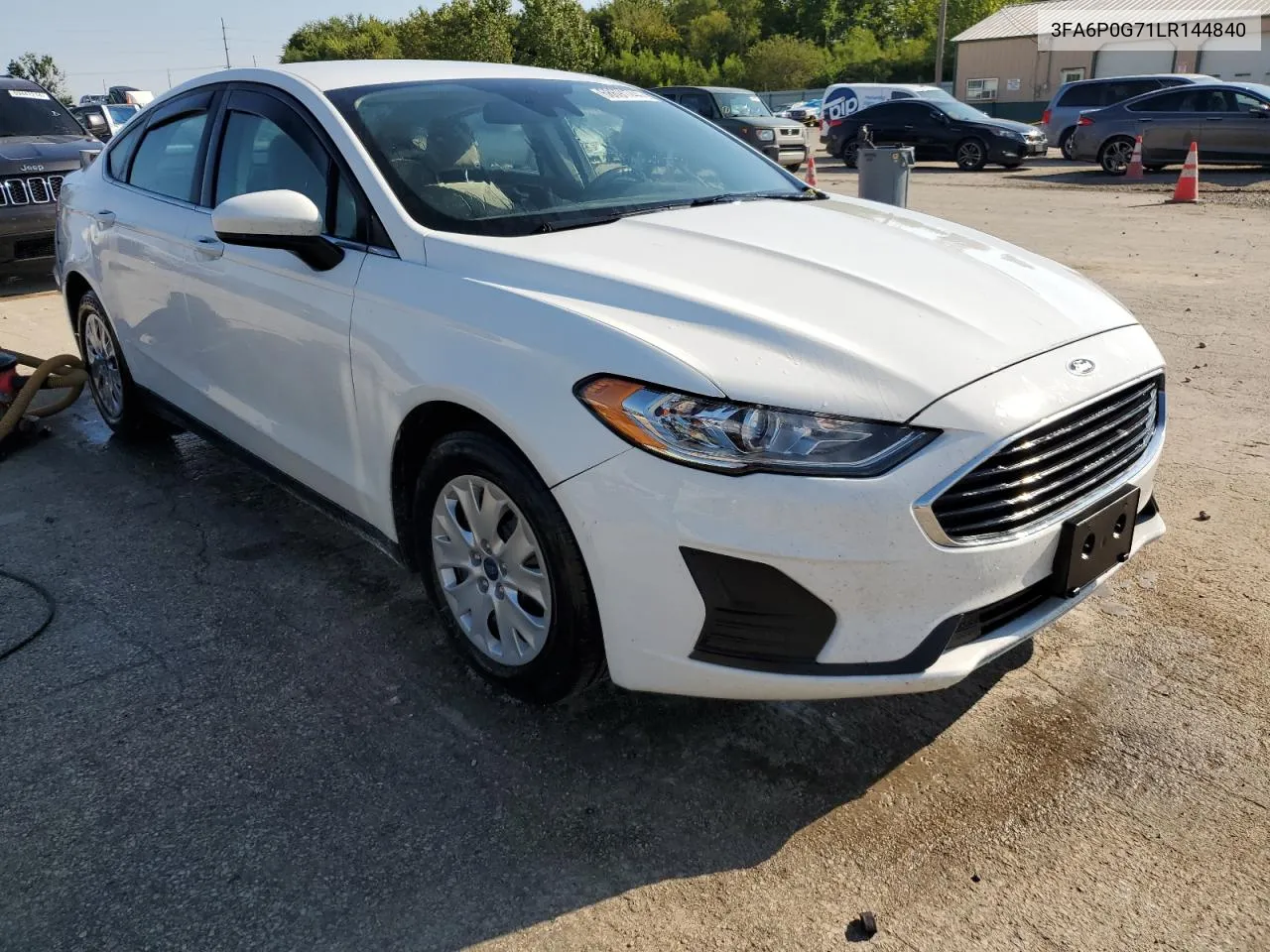 2020 Ford Fusion S VIN: 3FA6P0G71LR144840 Lot: 68691744