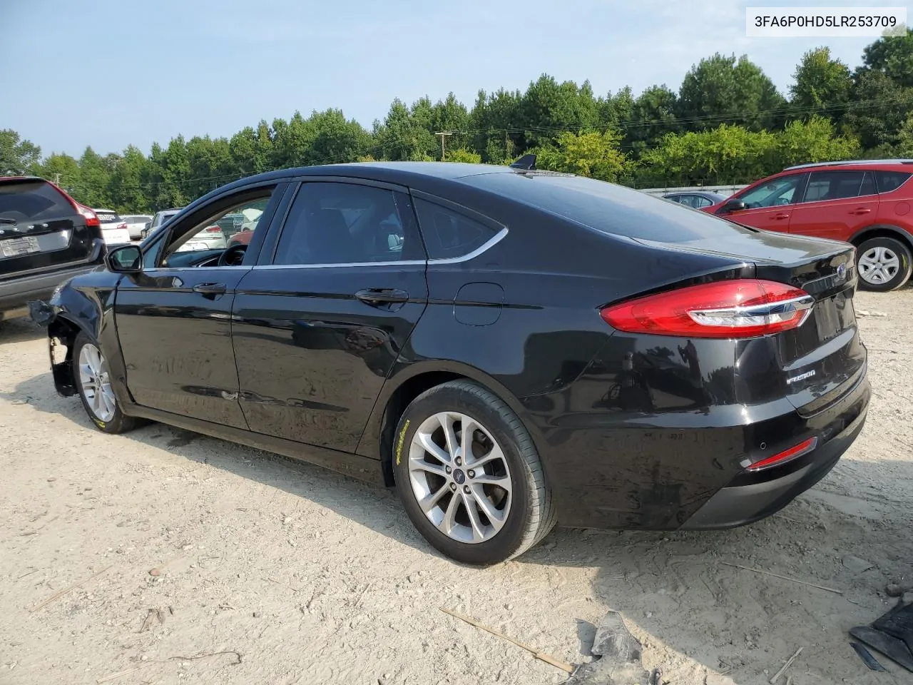 2020 Ford Fusion Se VIN: 3FA6P0HD5LR253709 Lot: 68705034