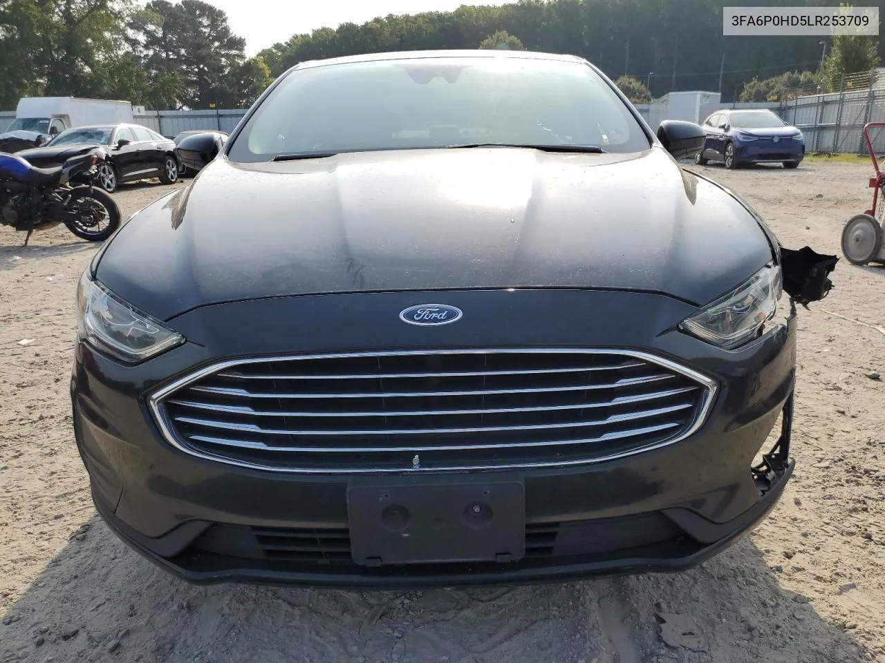 2020 Ford Fusion Se VIN: 3FA6P0HD5LR253709 Lot: 68705034