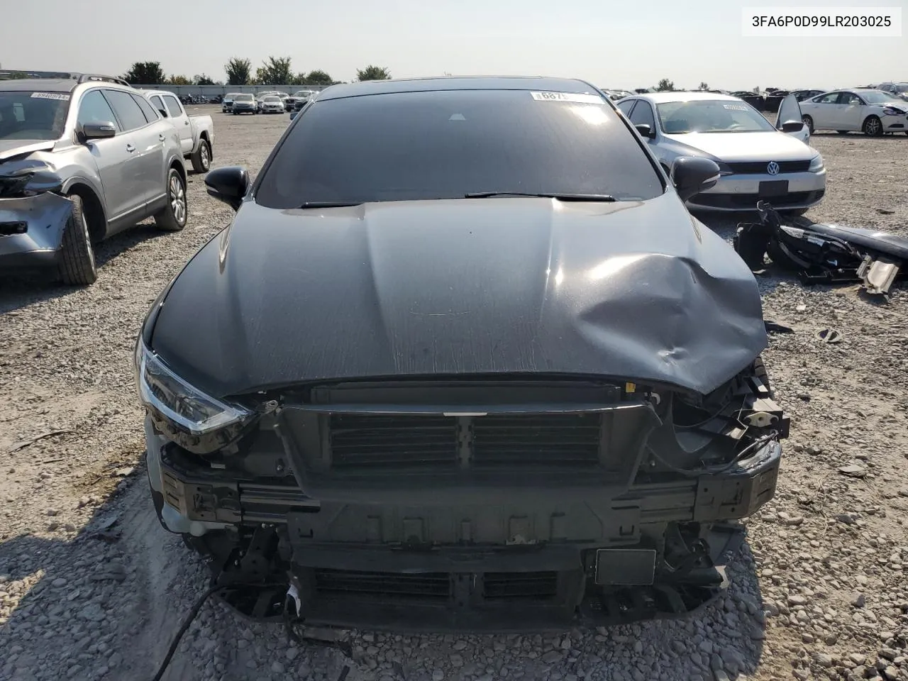 2020 Ford Fusion Titanium VIN: 3FA6P0D99LR203025 Lot: 68754614