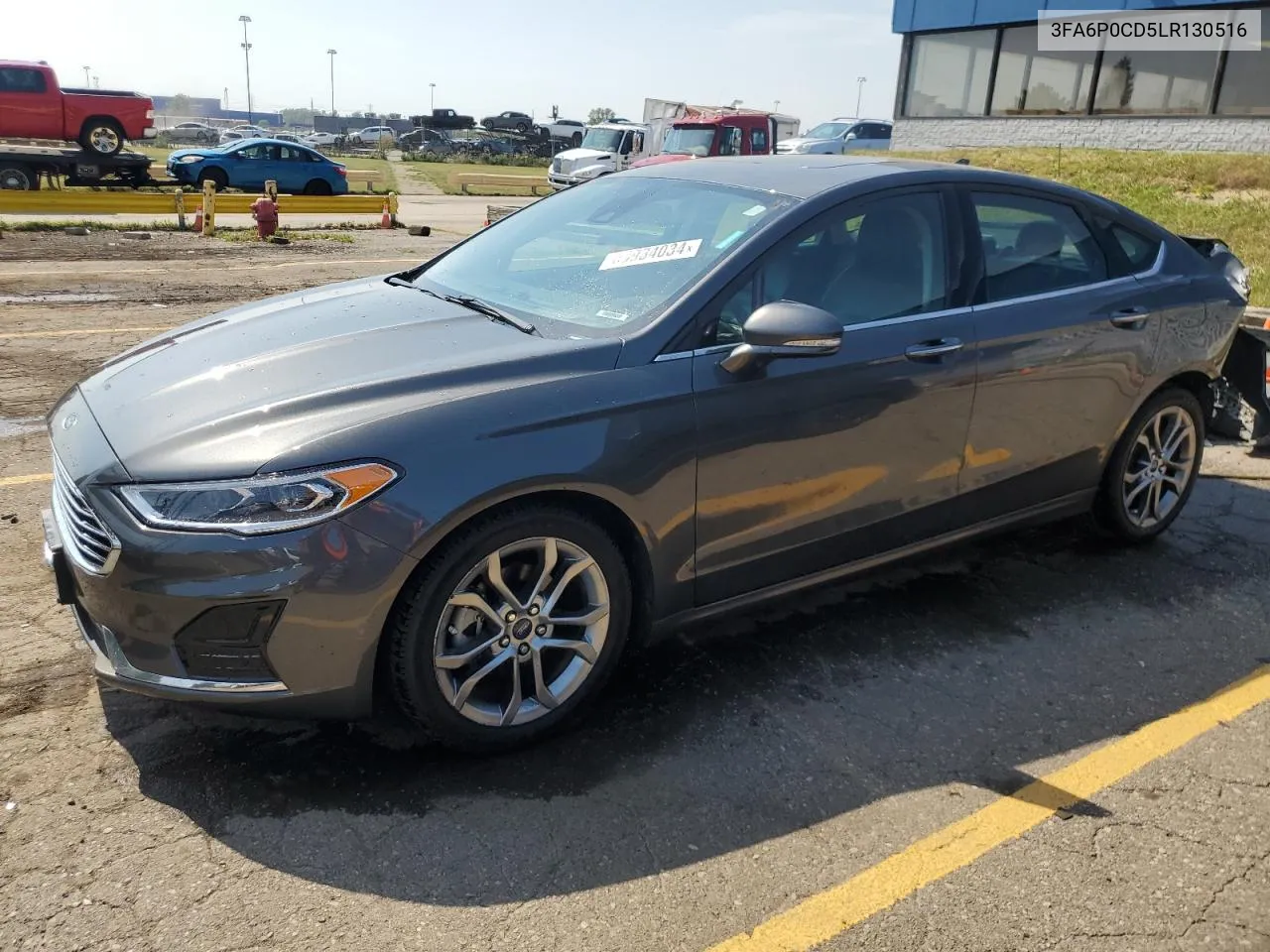 2020 Ford Fusion Sel VIN: 3FA6P0CD5LR130516 Lot: 68934034