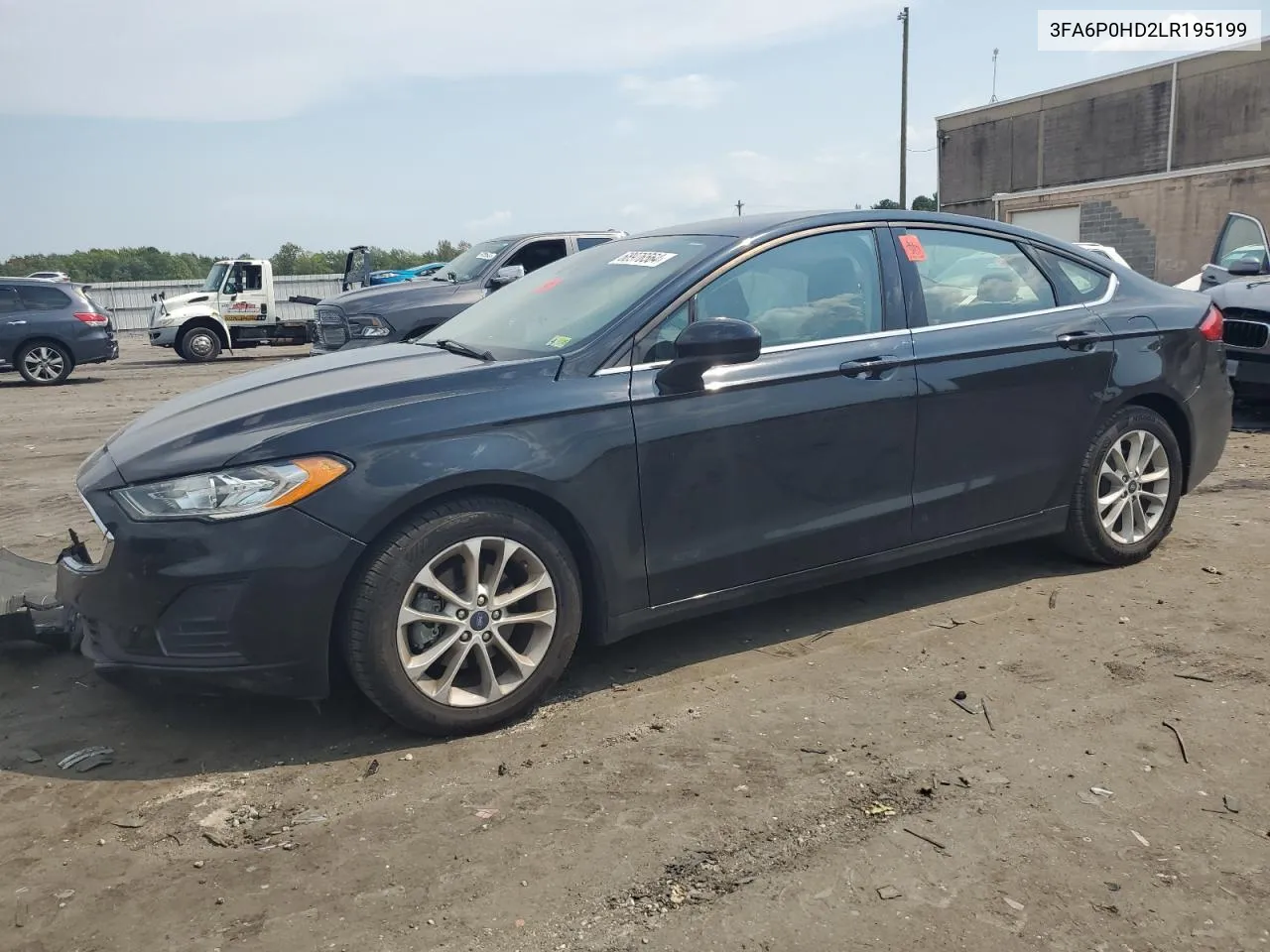 2020 Ford Fusion Se VIN: 3FA6P0HD2LR195199 Lot: 68976564