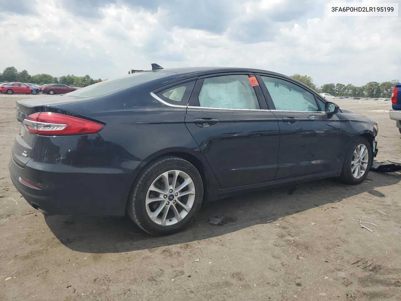 2020 Ford Fusion Se VIN: 3FA6P0HD2LR195199 Lot: 68976564