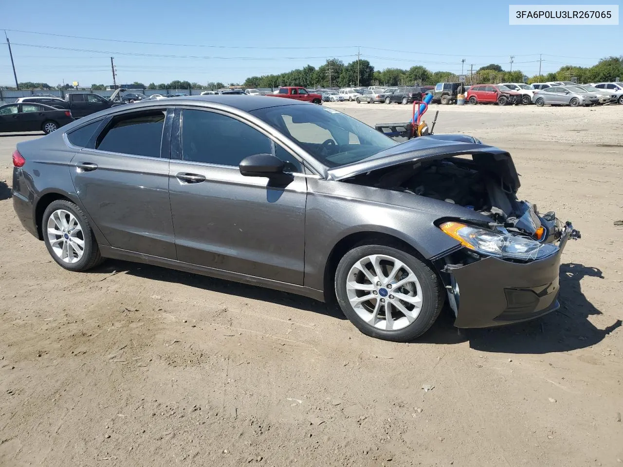 2020 Ford Fusion Se VIN: 3FA6P0LU3LR267065 Lot: 69018004