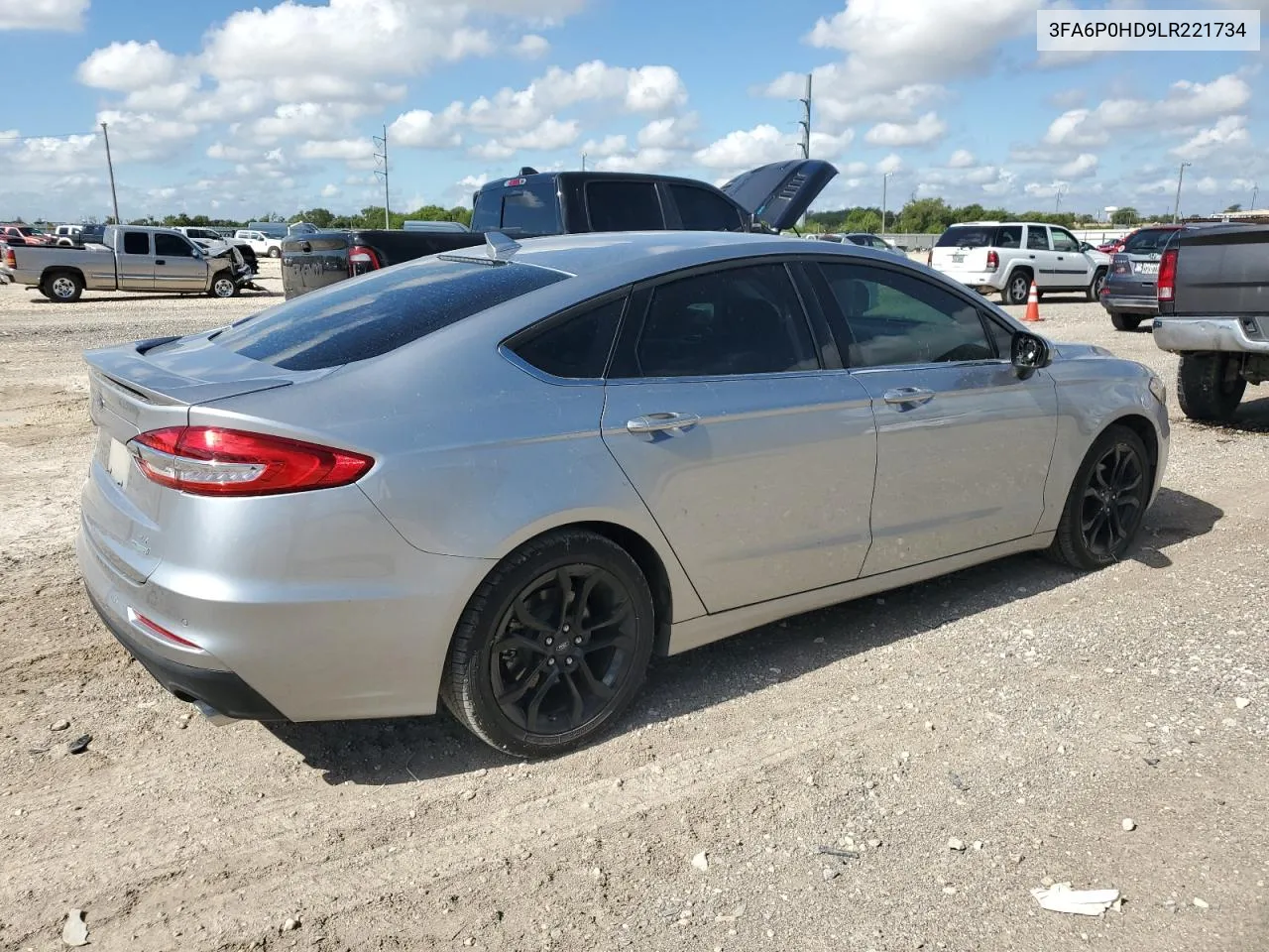 2020 Ford Fusion Se VIN: 3FA6P0HD9LR221734 Lot: 69092724