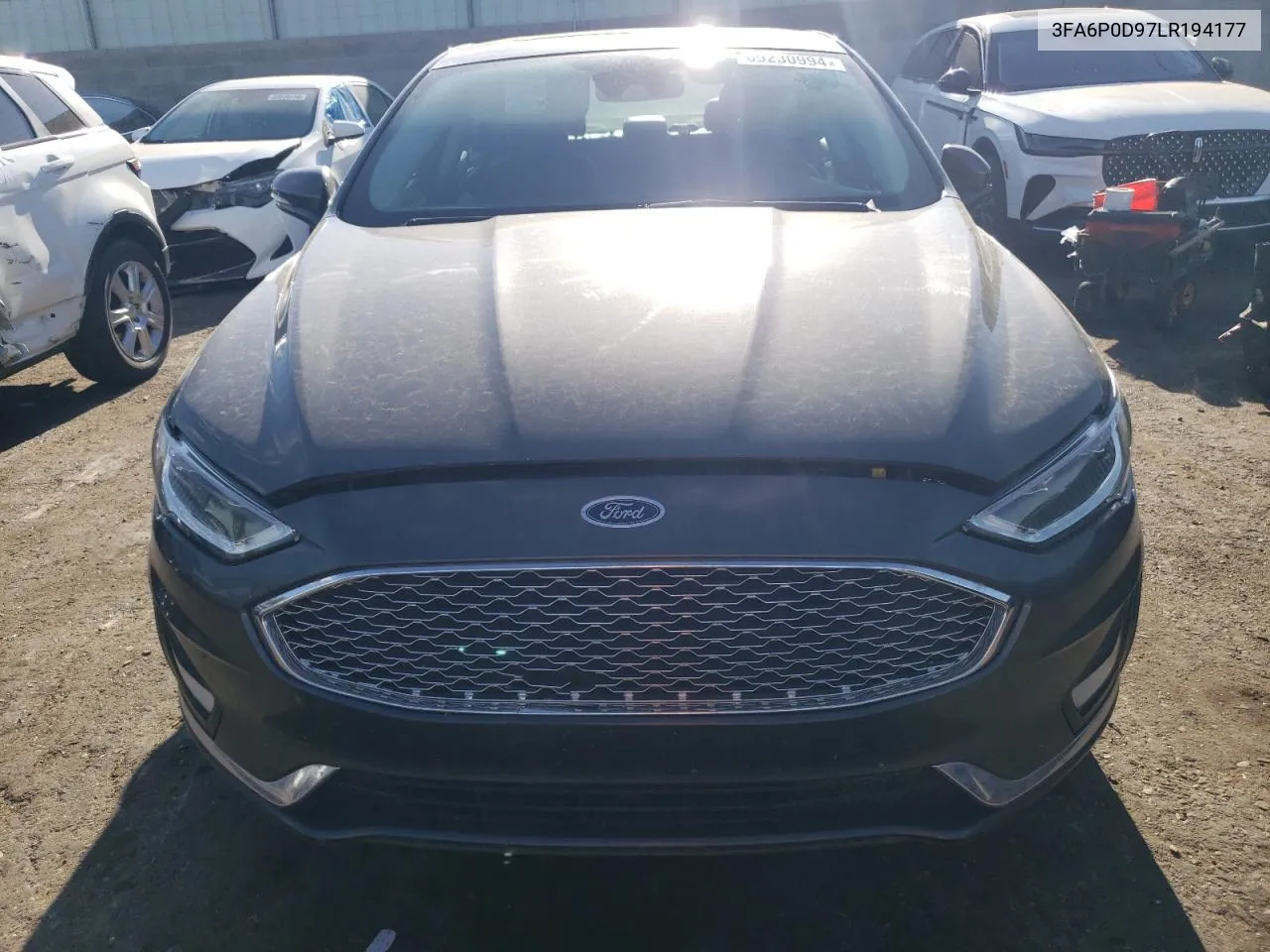 2020 Ford Fusion Titanium VIN: 3FA6P0D97LR194177 Lot: 69230994