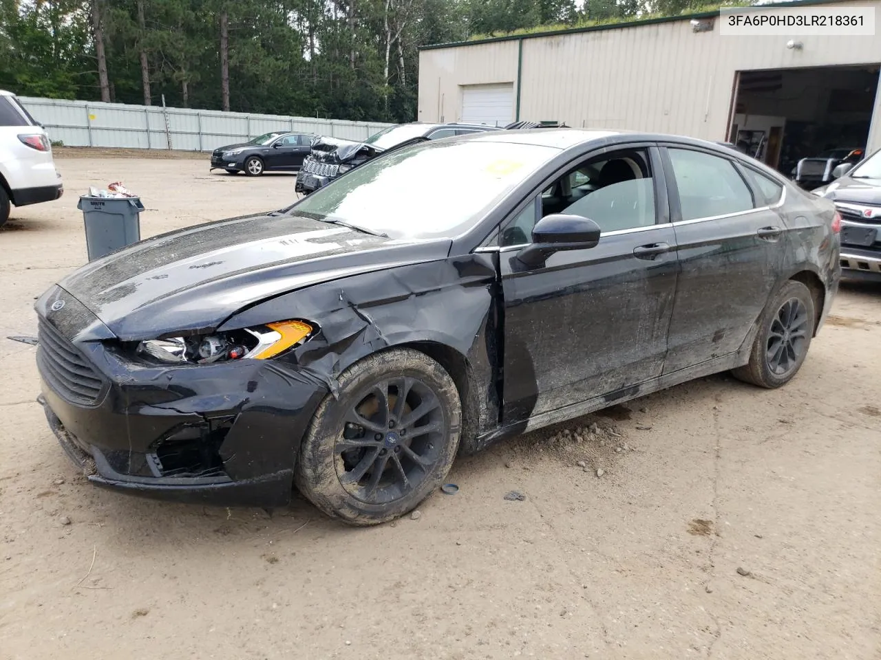 2020 Ford Fusion Se VIN: 3FA6P0HD3LR218361 Lot: 69238704