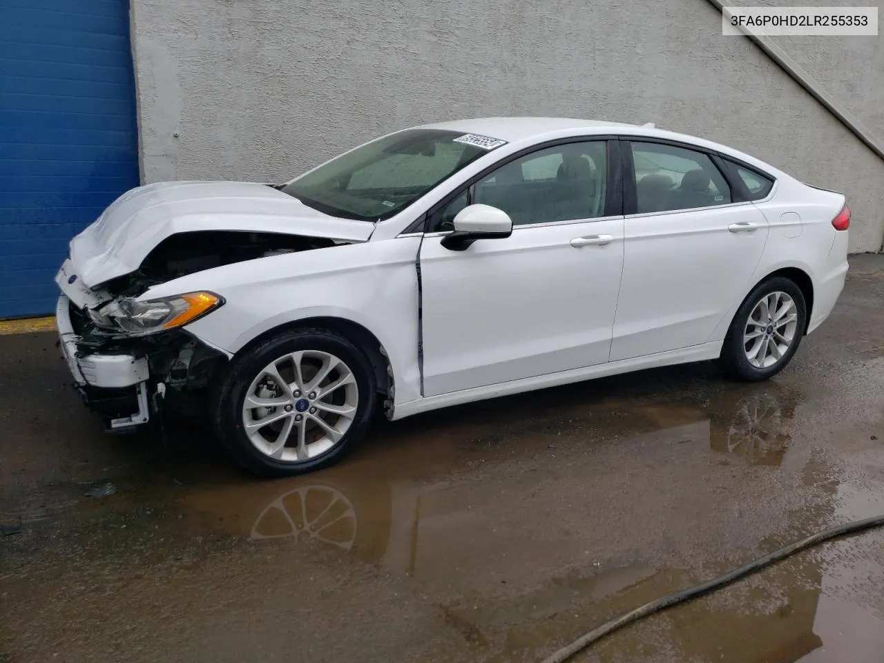 3FA6P0HD2LR255353 2020 Ford Fusion Se