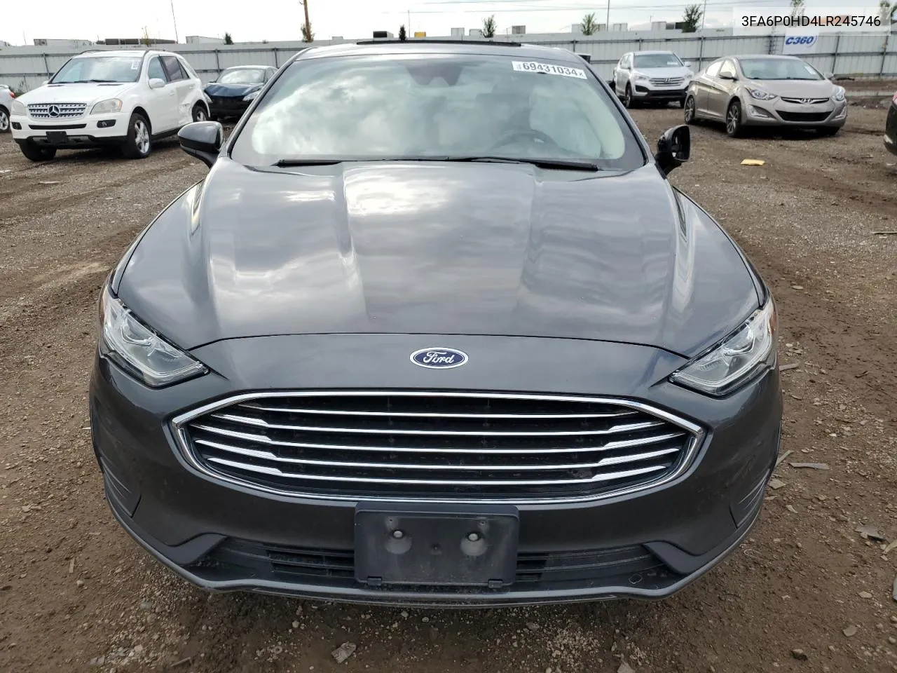 3FA6P0HD4LR245746 2020 Ford Fusion Se