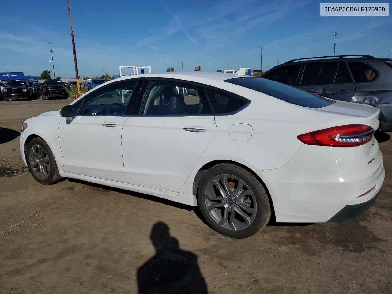 2020 Ford Fusion Sel VIN: 3FA6P0CD6LR175920 Lot: 69560994