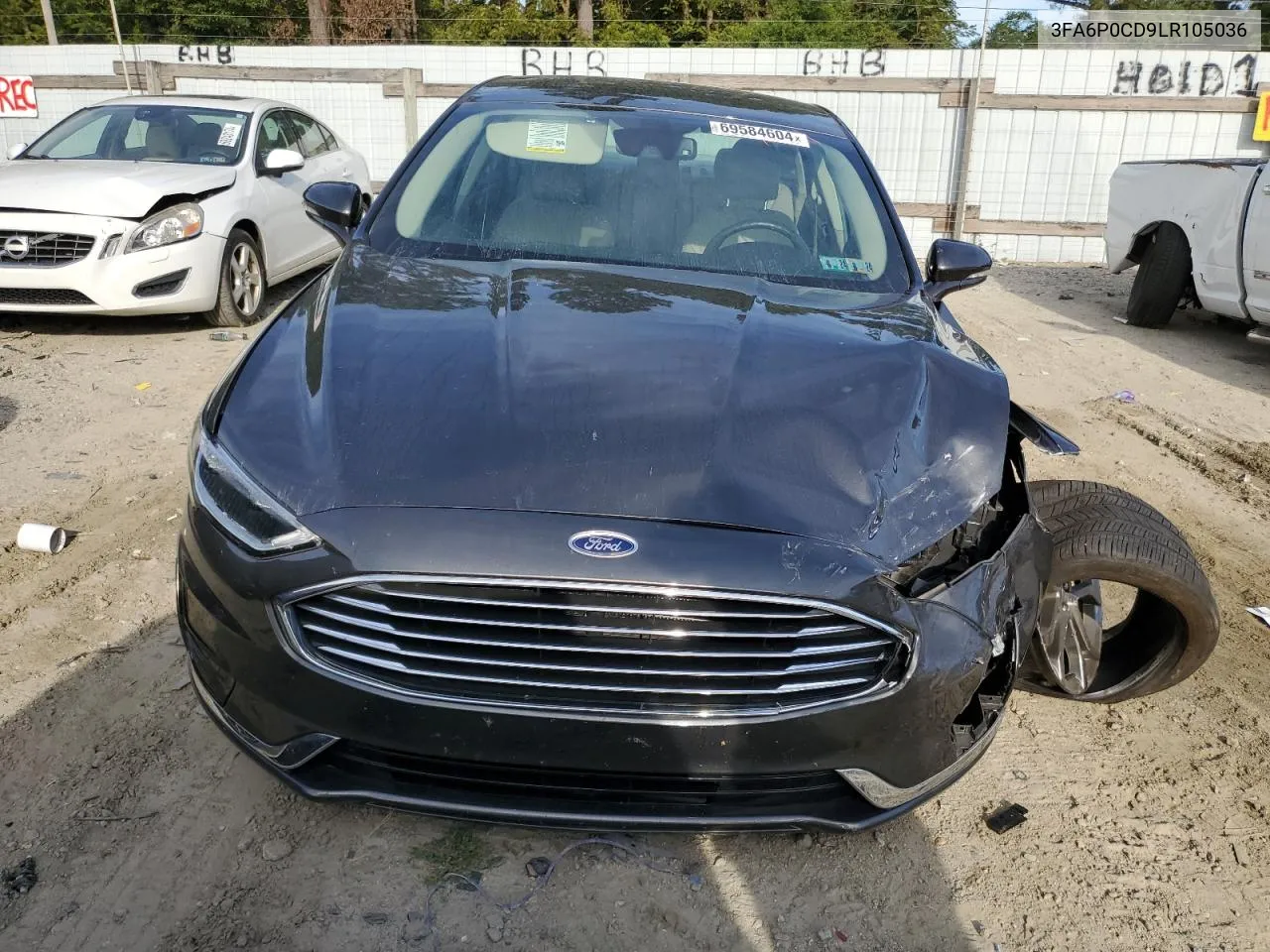 2020 Ford Fusion Sel VIN: 3FA6P0CD9LR105036 Lot: 69584604