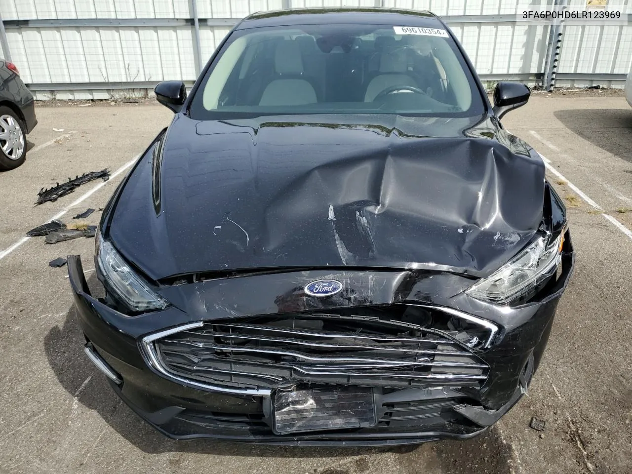 2020 Ford Fusion Se VIN: 3FA6P0HD6LR123969 Lot: 69610354