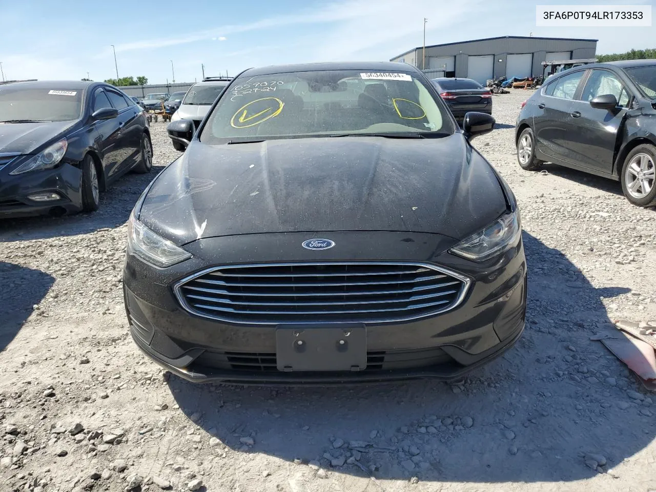 2020 Ford Fusion Se VIN: 3FA6P0T94LR173353 Lot: 69882554