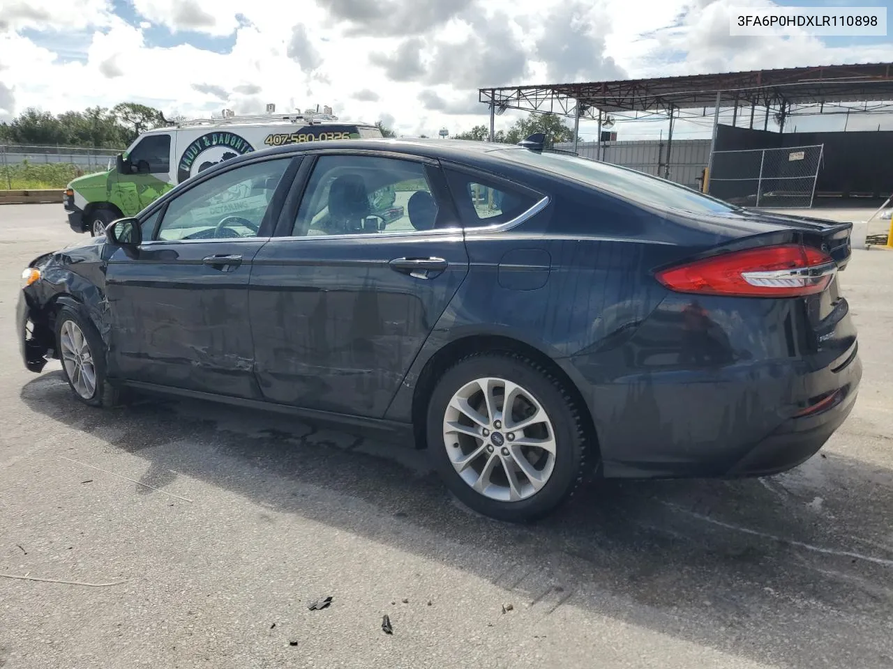 2020 Ford Fusion Se VIN: 3FA6P0HDXLR110898 Lot: 70195494