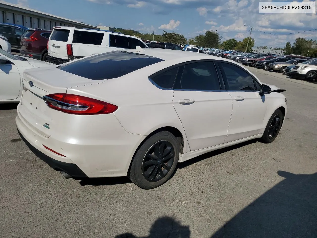 3FA6P0HD0LR258316 2020 Ford Fusion Se