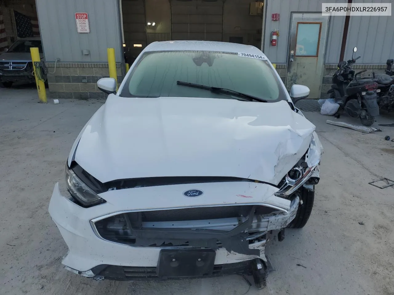 2020 Ford Fusion Se VIN: 3FA6P0HDXLR226957 Lot: 70494154