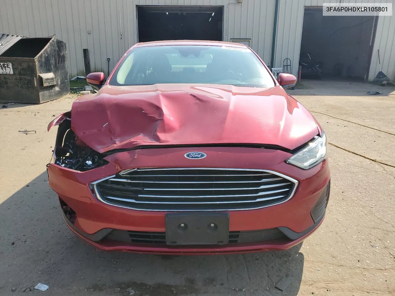 3FA6P0HDXLR105801 2020 Ford Fusion Se