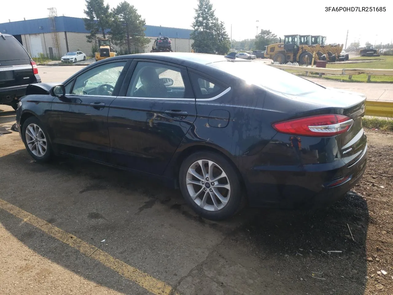 2020 Ford Fusion Se VIN: 3FA6P0HD7LR251685 Lot: 70849804