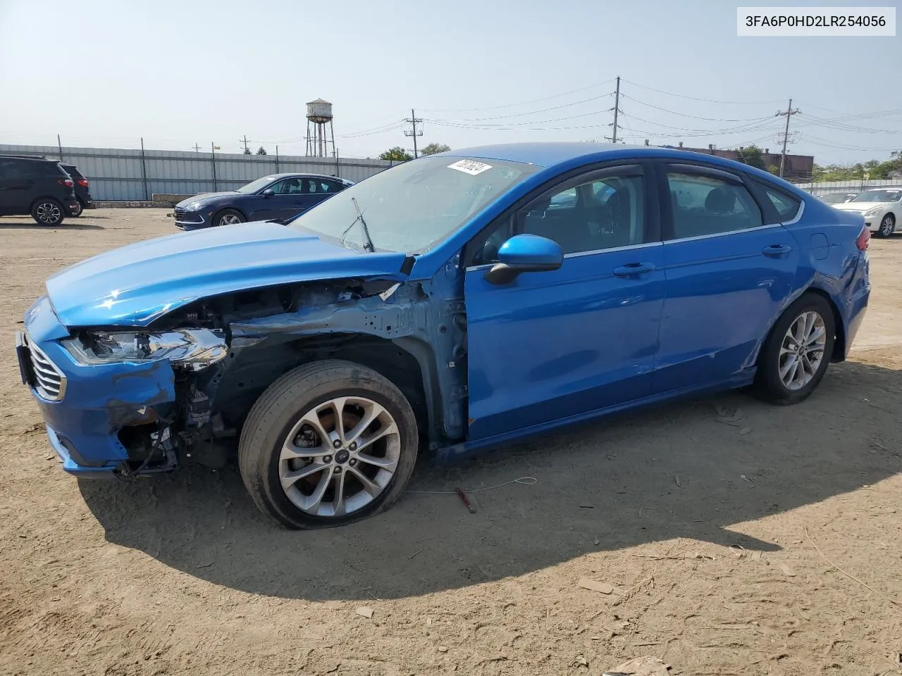 2020 Ford Fusion Se VIN: 3FA6P0HD2LR254056 Lot: 70876624