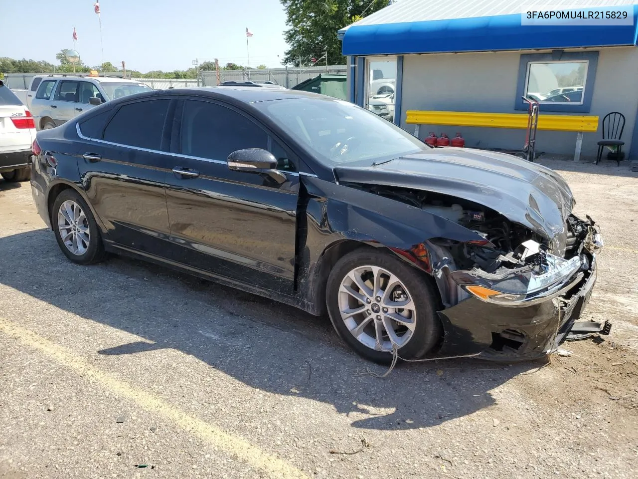 2020 Ford Fusion Sel VIN: 3FA6P0MU4LR215829 Lot: 70914934