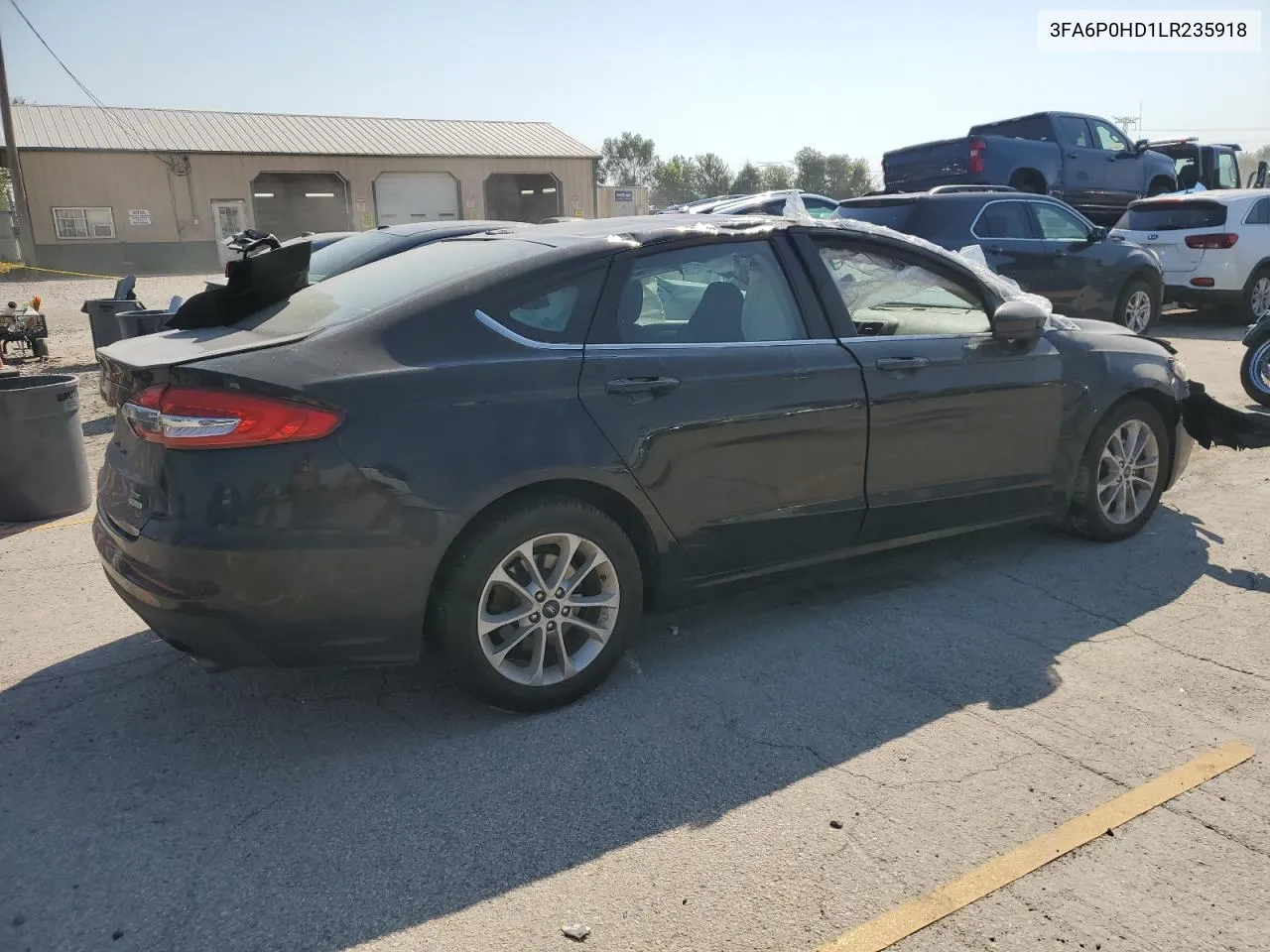 2020 Ford Fusion Se VIN: 3FA6P0HD1LR235918 Lot: 71763274