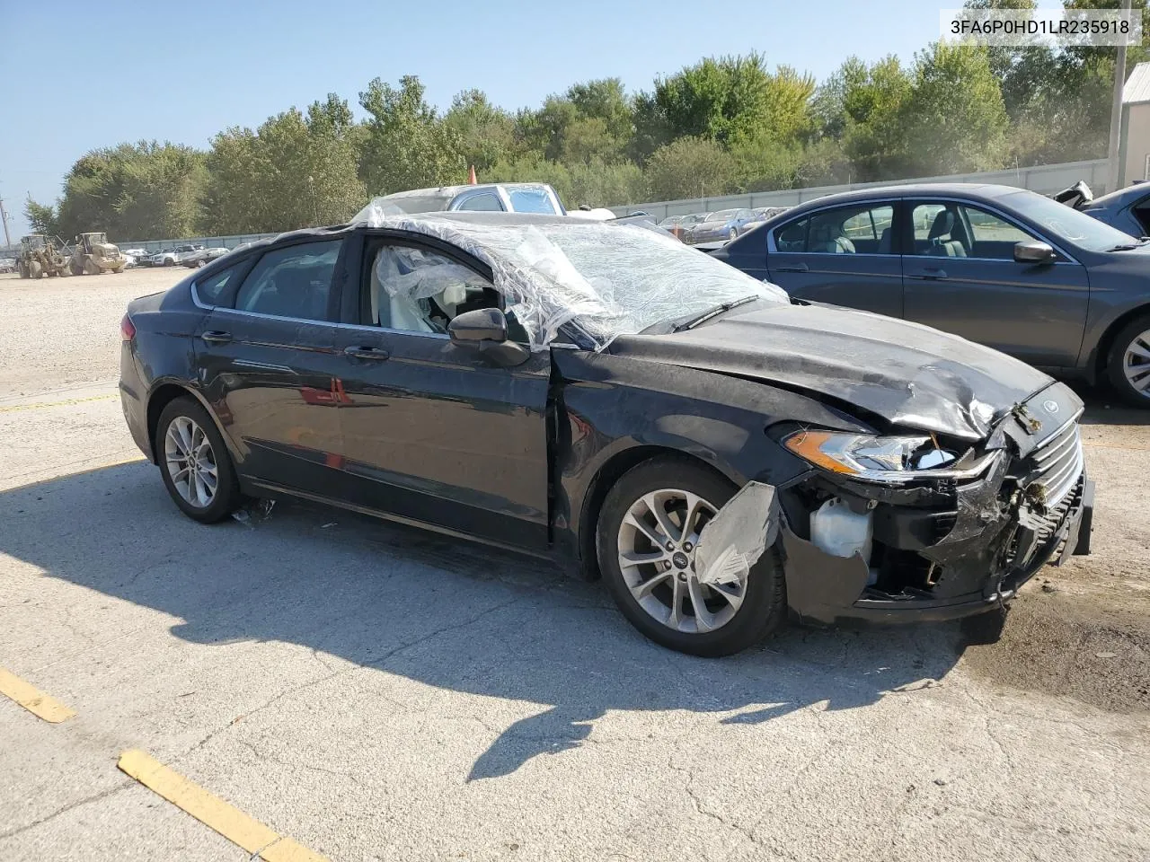 2020 Ford Fusion Se VIN: 3FA6P0HD1LR235918 Lot: 71763274